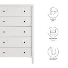 Modway Emmeline Scalloped 5-Drawer Chest