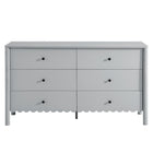 Modway Emmeline Scalloped 6-Drawer Dresser