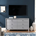 Modway Emmeline Scalloped 6-Drawer Dresser
