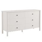 Modway Emmeline Scalloped 6-Drawer Dresser  