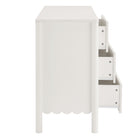 Modway Emmeline Scalloped 6-Drawer Dresser