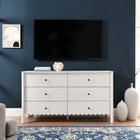 Modway Emmeline Scalloped 6-Drawer Dresser