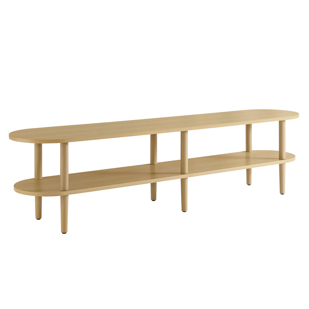 Modway Torus Oval Wood TV Stand  