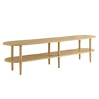 Modway Torus Oval Wood TV Stand  