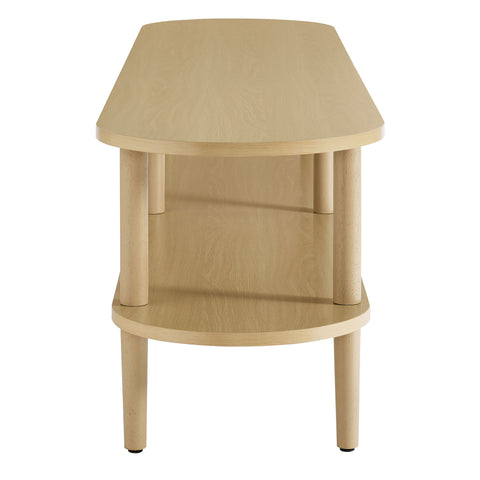 Modway Torus Oval Wood TV Stand  