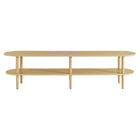 Modway Torus Oval Wood TV Stand