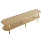 Modway Torus Oval Wood TV Stand