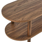 Modway Torus Oval Wood TV Stand