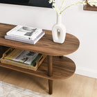 Modway Torus Oval Wood TV Stand