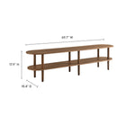 Modway Torus Oval Wood TV Stand