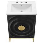 Modway Beau 24" Wood Bathroom Vanity with Basin