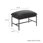Modway Raya Outdoor Patio Boucle Lounge Chair and Ottoman