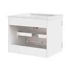 Modway Zia 24" Wall-Mount Bathroom Vanity with Marble Sink