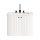 Modway Zia 24" Wall-Mount Bathroom Vanity with Marble Sink