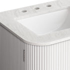 Modway Zia 24" Wall-Mount Bathroom Vanity with Marble Sink