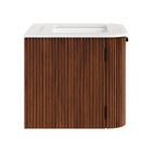 Modway Zia 24" Wall-Mount Bathroom Vanity with Marble Sink