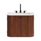 Modway Zia 24" Wall-Mount Bathroom Vanity with Marble Sink