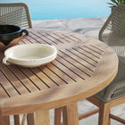 Modway Wellspring 3-Piece Outdoor Patio Teak Wood Bar Set