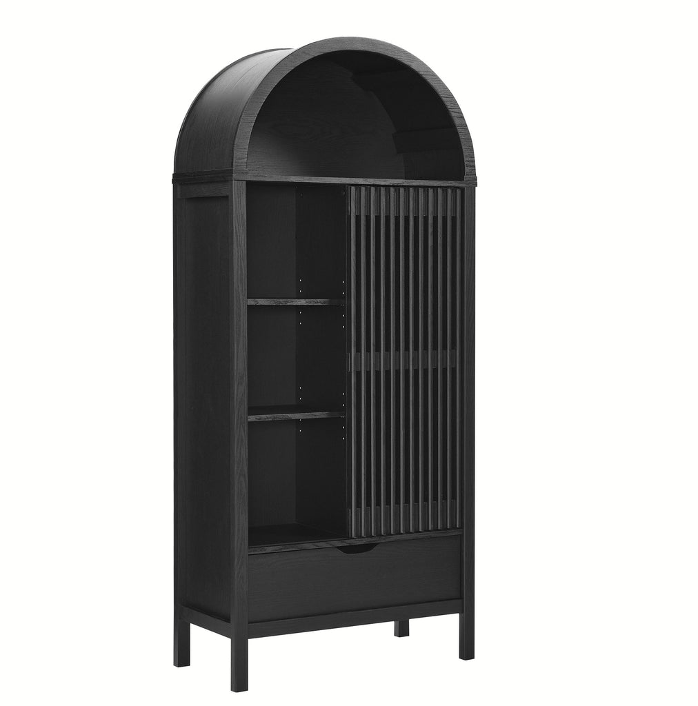 Modway Vaughn 71" Arched Storage Display Cabinet  