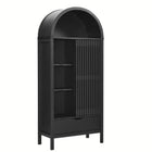Modway Vaughn 71" Arched Storage Display Cabinet  