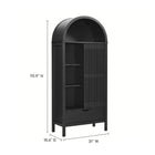 Modway Vaughn 71" Arched Storage Display Cabinet