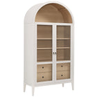 Modway Nolan 74" Tall Wide Arched Storage Display Cabinet  