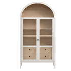 Modway Nolan 74" Tall Wide Arched Storage Display Cabinet