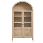 Modway Nolan 74" Tall Wide Arched Storage Display Cabinet