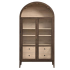 Modway Nolan 74" Tall Wide Arched Storage Display Cabinet