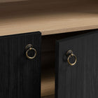 Modway Nolan 74" Tall Wide Arched Storage Display Cabinet Bookshelf