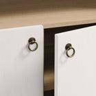 Modway Nolan 74" Tall Wide Arched Storage Display Cabinet Bookshelf