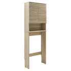 Modway Render Over the Toilet Faux Travertine Bathroom Storage Cabinet  