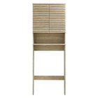 Modway Render Over the Toilet Faux Travertine Bathroom Storage Cabinet