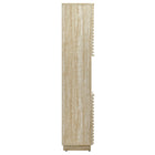 Modway Render Tall Narrow Faux Travertine Linen Storage Cabinet