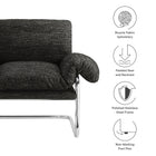 Modway Ansel Boucle Fabric Accent Chair