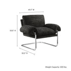 Modway Ansel Boucle Fabric Accent Chair