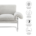 Modway Ansel Boucle Fabric Accent Chair
