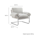 Modway Ansel Boucle Fabric Accent Chair