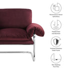 Modway Ansel Performance Velvet Accent Chair
