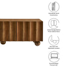 Modway Sorren Scalloped 54" Wood TV Stand