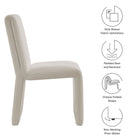 Modway Emory Fabric Upholstered Dining Side Chair