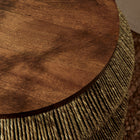 Modway Maris Seagrass and Wood End Table