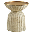 Modway Lazaro Round Rattan Side Table  