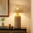 Modway Briar Rattan Table Lamp