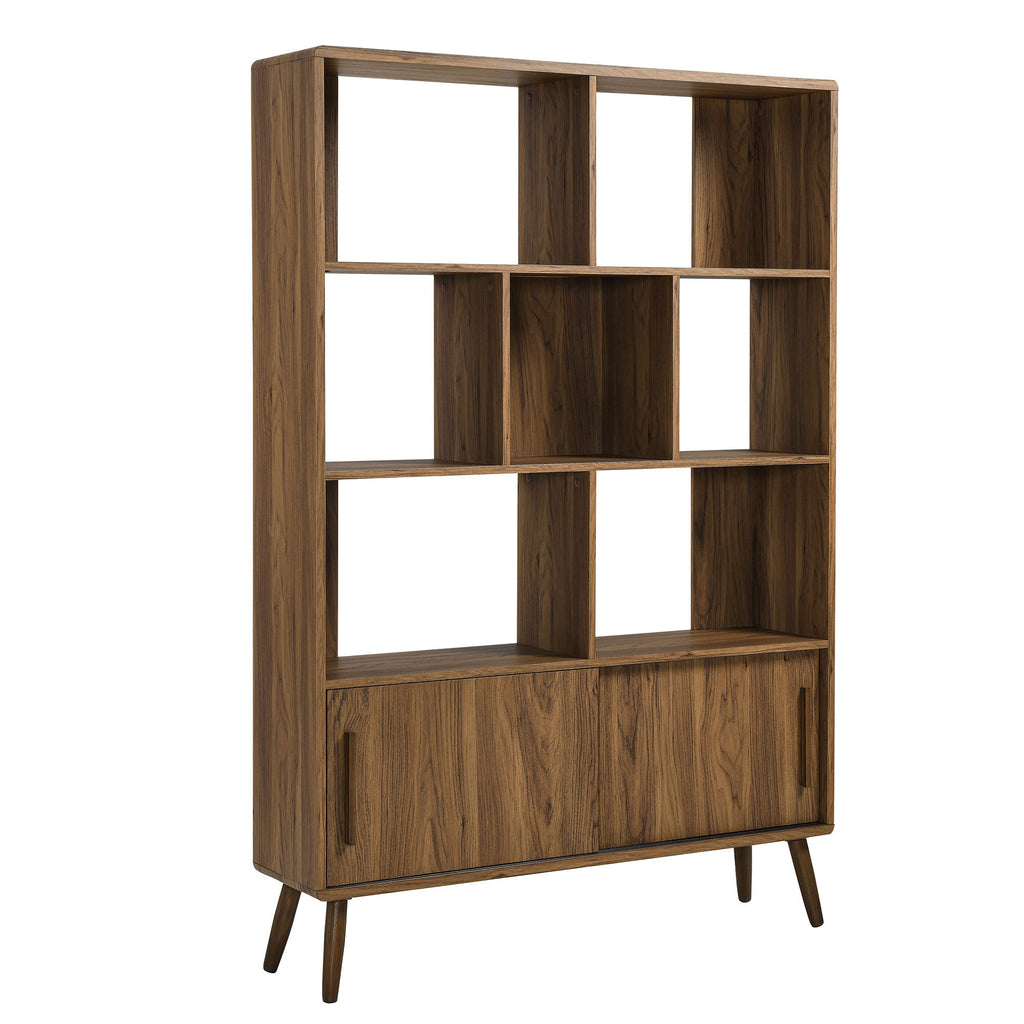 Modway Transmit 45" Bookcase with Sliding Doors  