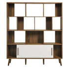 Modway Transmit 59" Bookcase with Sliding Doors