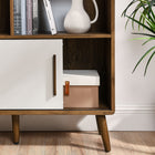 Modway Transmit 59" Bookcase with Sliding Doors