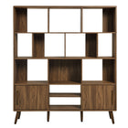 Modway Transmit 59" Bookcase with Sliding Doors