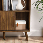 Modway Transmit 59" Bookcase with Sliding Doors