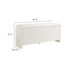 Modway Waterflute 70" Fluted Sideboard Cabinet